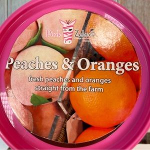 Pink Zebra Sprinkles Peaches and Oranges 10 Scoops in Bag